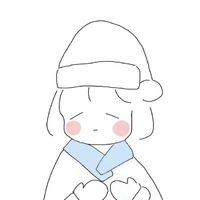 简单卡通女孩头像