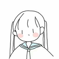 简单卡通女孩头像