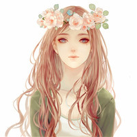 好看手绘卡通女孩头像