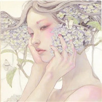 小清彩绘韩国插画女生头像图片35P