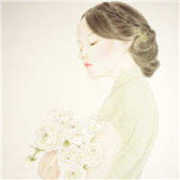小清彩绘韩国插画女生头像图片35P