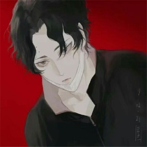 480x480快手头像男生霸气动漫侧脸