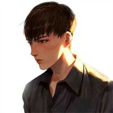 480x480快手头像男生霸气动漫侧脸