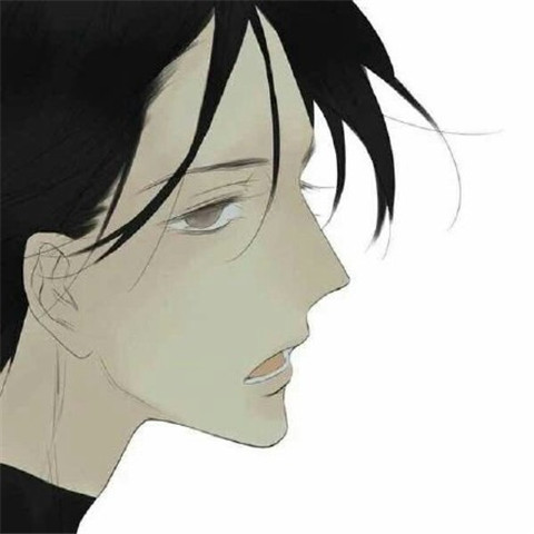 480x480快手头像男生霸气动漫侧脸