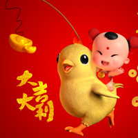 招财童子头像