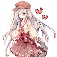 戴眼镜卡通头像女生