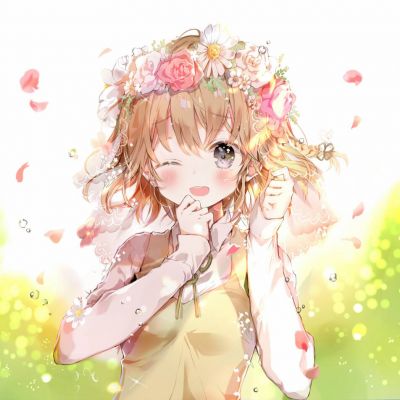 二次元卡通少女头像唯美最新