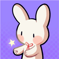 兔耳朵情侣头像