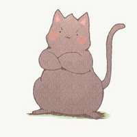 萌萌的插画系兔子头像
