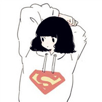 个性简约韩系手绘女生头像