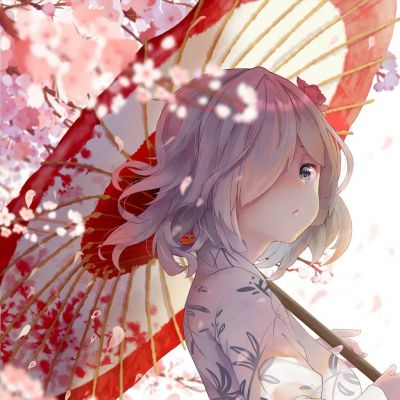 卡通二次元少女头像唯美高清