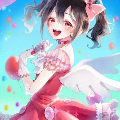 卡通二次元少女头像唯美高清