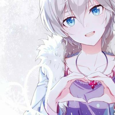 卡通二次元少女头像唯美高清