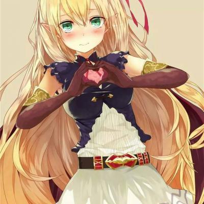 卡通二次元少女头像唯美高清