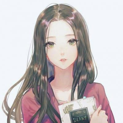 微信手绘头像女生简约气质