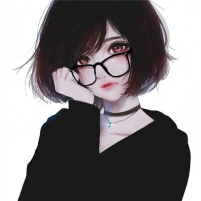微信手绘头像女生简约气质