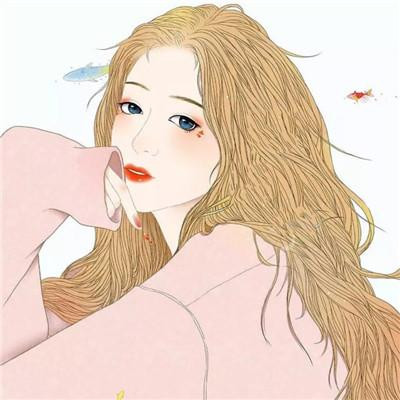 微信手绘头像女生简约气质