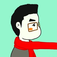 很萌简约潮流可爱卡通情侣qq头像一左一右