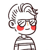 很萌简约潮流可爱卡通情侣qq头像一左一右
