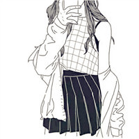 女生半身动漫头像不漏脸的
