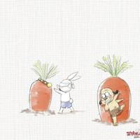 功夫兔与菜包狗头像