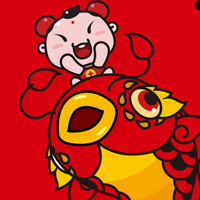 招财童子QQ头像图片