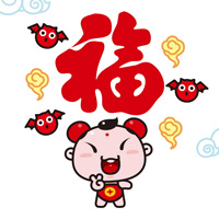 招财童子QQ头像图片