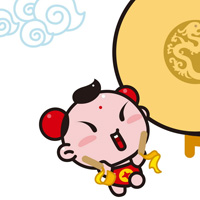 招财童子QQ头像图片