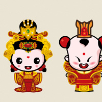 招财童子之梦回大唐卡通头像图片