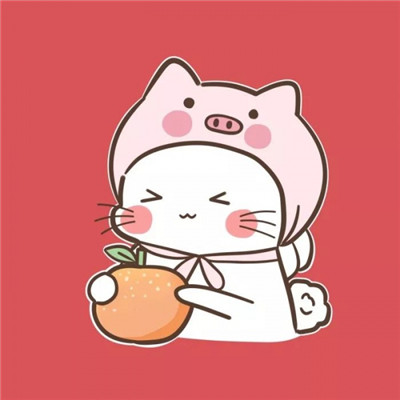 最火qq卡通情侣头像一左一右
