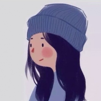 小清新头像卡通简约女