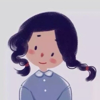 小清新头像卡通简约女
