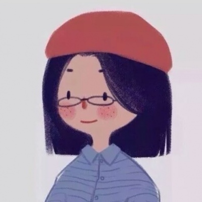 小清新头像卡通简约女