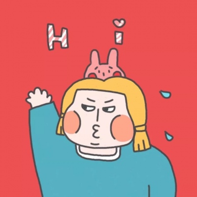 情侣头像卡通呆萌一男一女