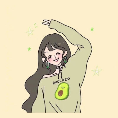 手绘可爱女孩头像