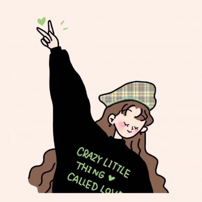 手绘可爱女孩头像