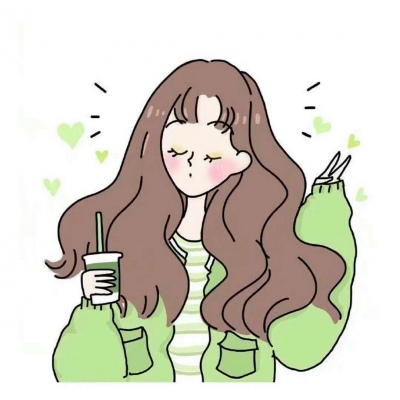 手绘可爱女孩头像