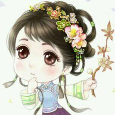 古风美女卡通头像图片