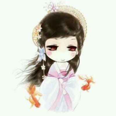 古风美女卡通头像图片