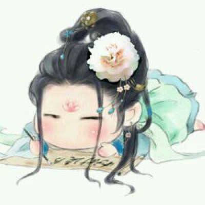 古风美女卡通头像图片