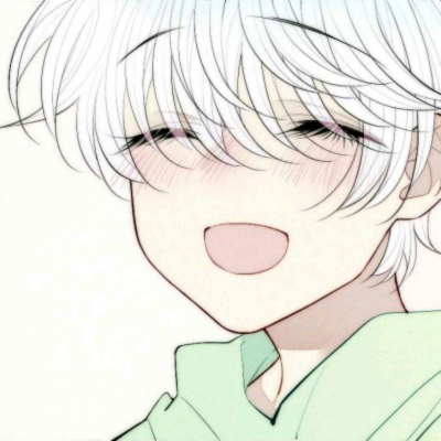 白发可爱动漫男生头像