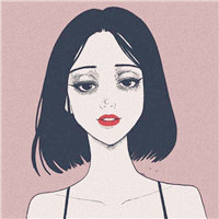 手绘女生头像图片
