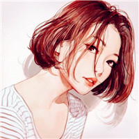 手绘女生头像图片