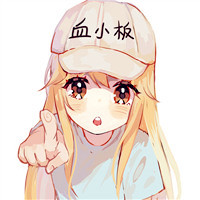 工作细胞、血小板卡通女生头像