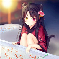 女生动漫梦幻可爱兽耳头像