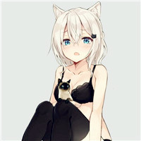女生动漫梦幻可爱兽耳头像