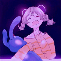 韩系一对卡通情侣头像