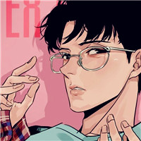 动漫眼镜男头像
