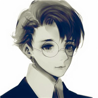 动漫眼镜男头像