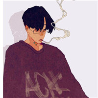 动漫眼镜男头像